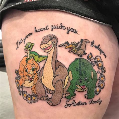 land before time tattoo|land before time tattoo designs.